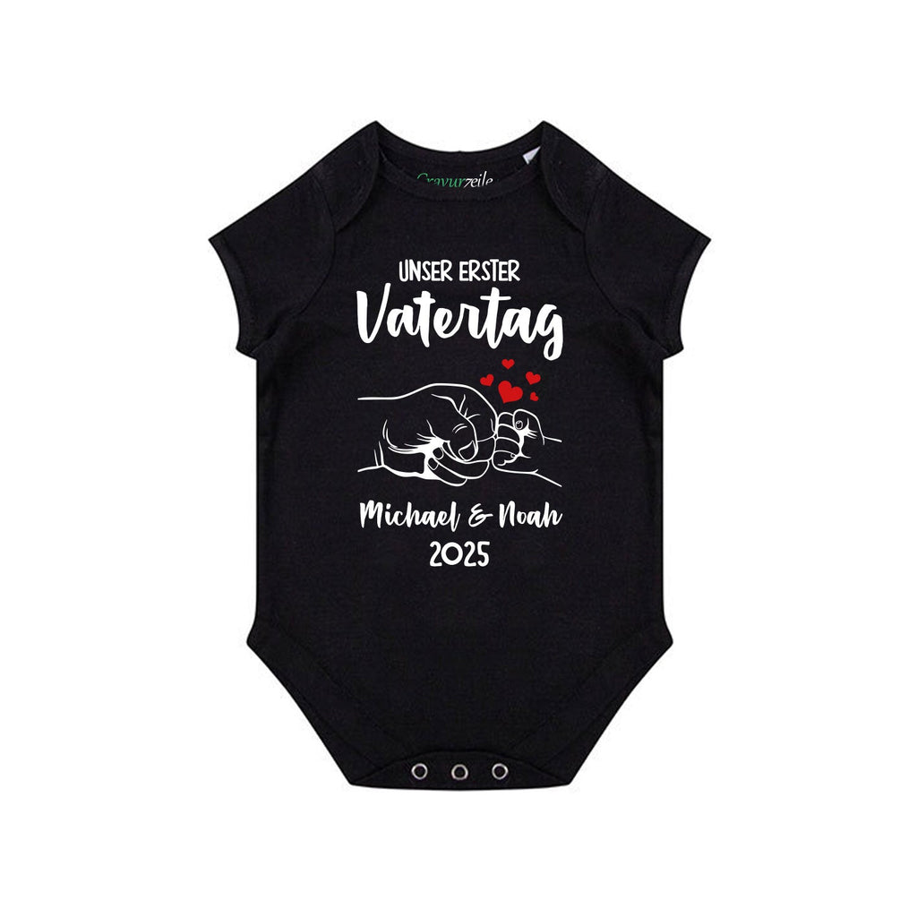 Bedruckter Babybody für Babies - Unser erster Vatertag