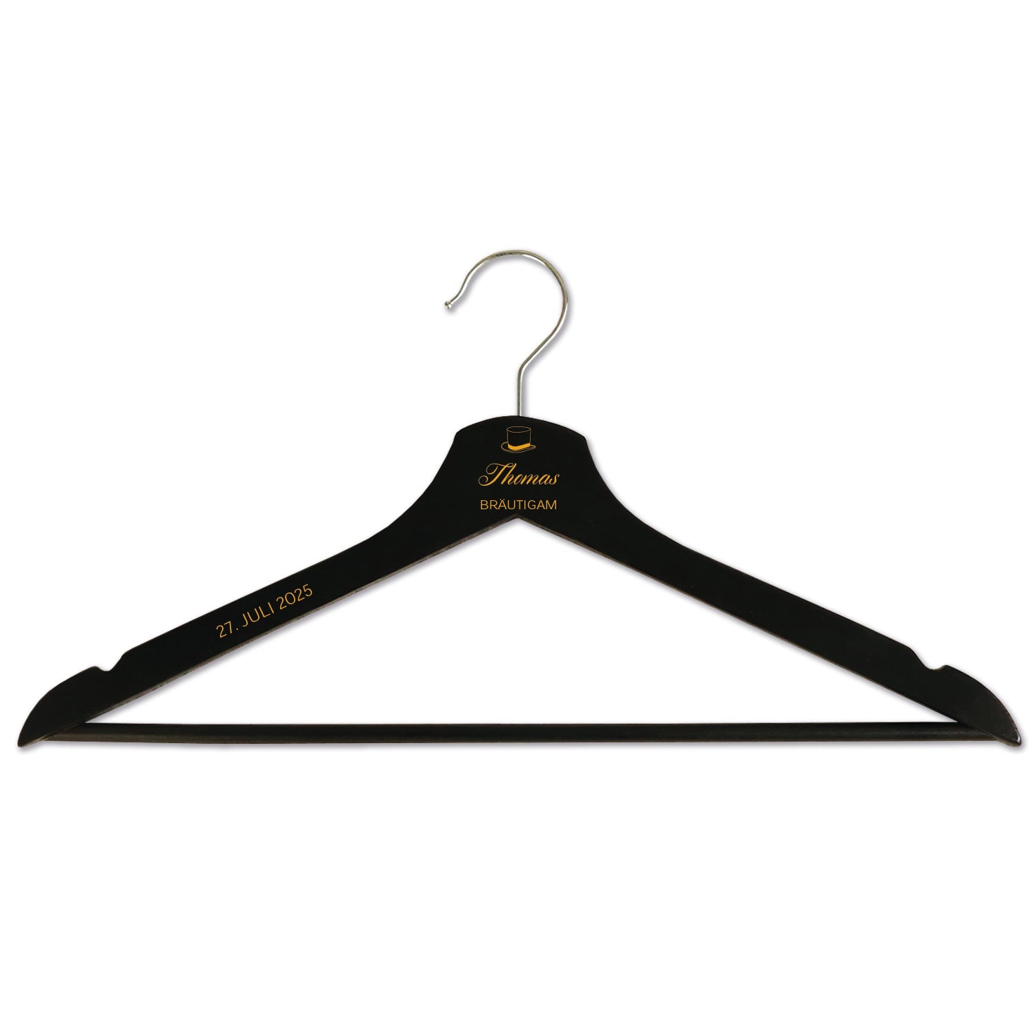 Personalisierter Kleiderbügel - Hochzeit Symbole