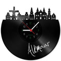 Wanduhr aus Vinyl Skyline Alkmaar