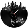 Wanduhr aus Vinyl Skyline Altenburg