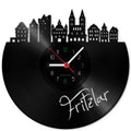 Wanduhr aus Vinyl Skyline Fritzlar