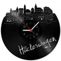 Wanduhr aus Vinyl Skyline Hückeswagen