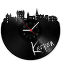 Wanduhr aus Vinyl Skyline Kerpen