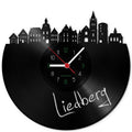 Wanduhr aus Vinyl Skyline Liedberg