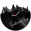 Wanduhr aus Vinyl Skyline Neukirchen-Vluyn