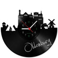 Wanduhr aus Vinyl Skyline Oldenburg