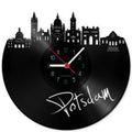 Wanduhr aus Vinyl Skyline Potsdam