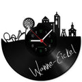 Wanduhr aus Vinyl Skyline Wanne Eickel