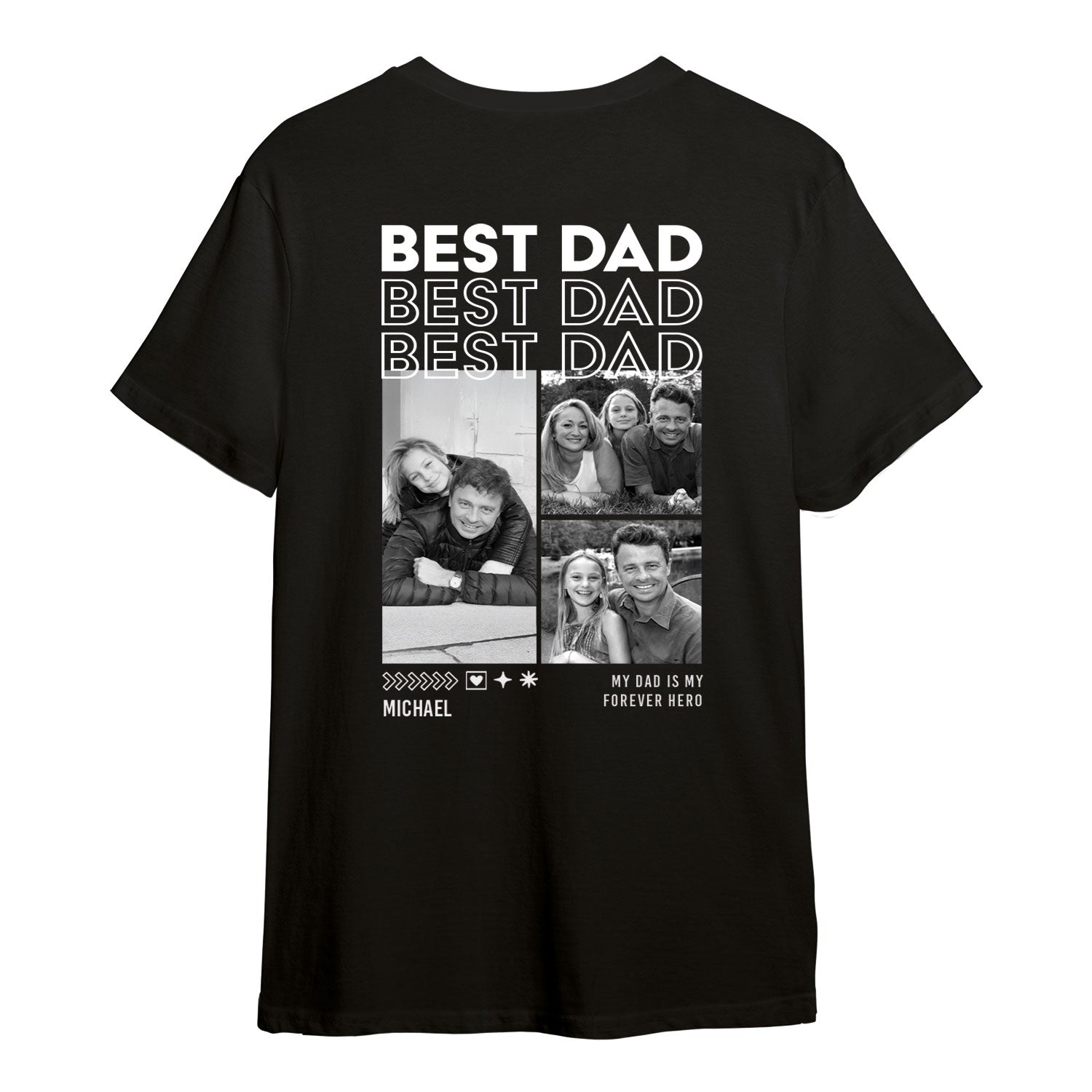 Personalisiertes Oversized T-Shirt - Dad