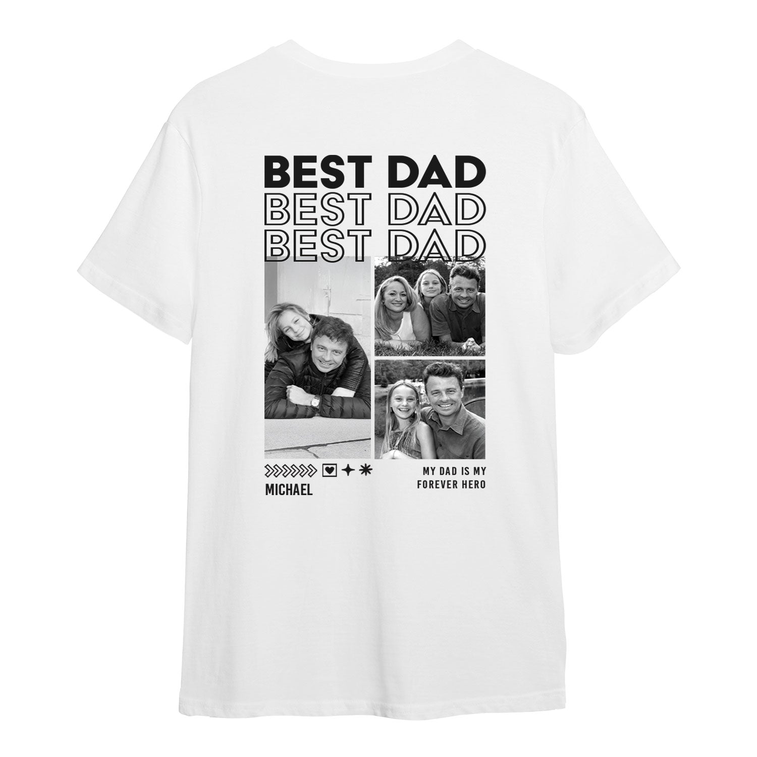 Personalisiertes Oversized T-Shirt - Dad