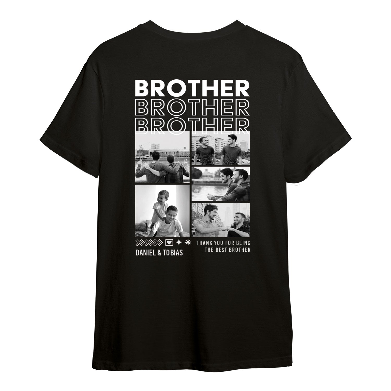 Personalisiertes Oversized T-Shirt - Brother