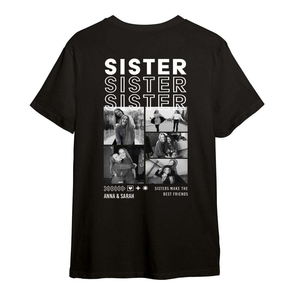Personalisiertes Oversized T-Shirt - Sister