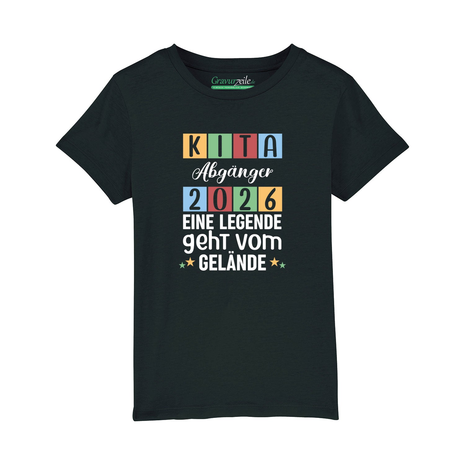 Bedrucktes T-Shirt für Kinder - KITA Abgänger