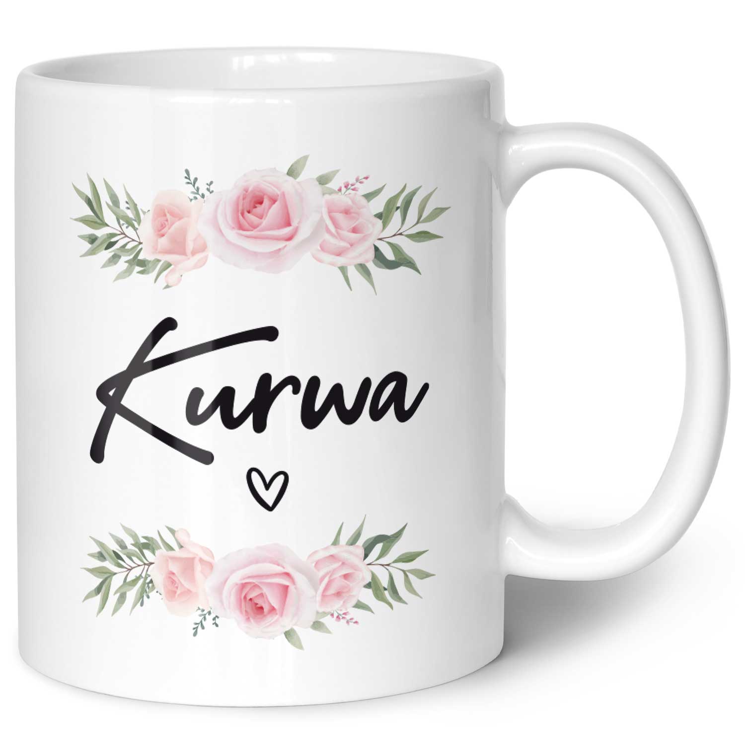Bedruckte Tasse Kurwa
