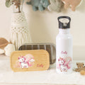 Bedruckte Brotdose & Trinkflasche im Set - Pegasus