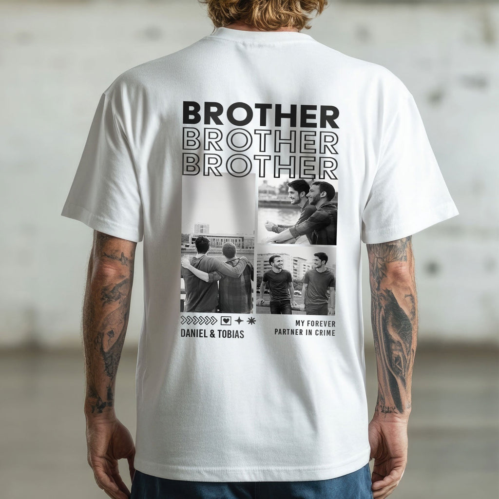 Personalisiertes Oversized T-Shirt - Brother