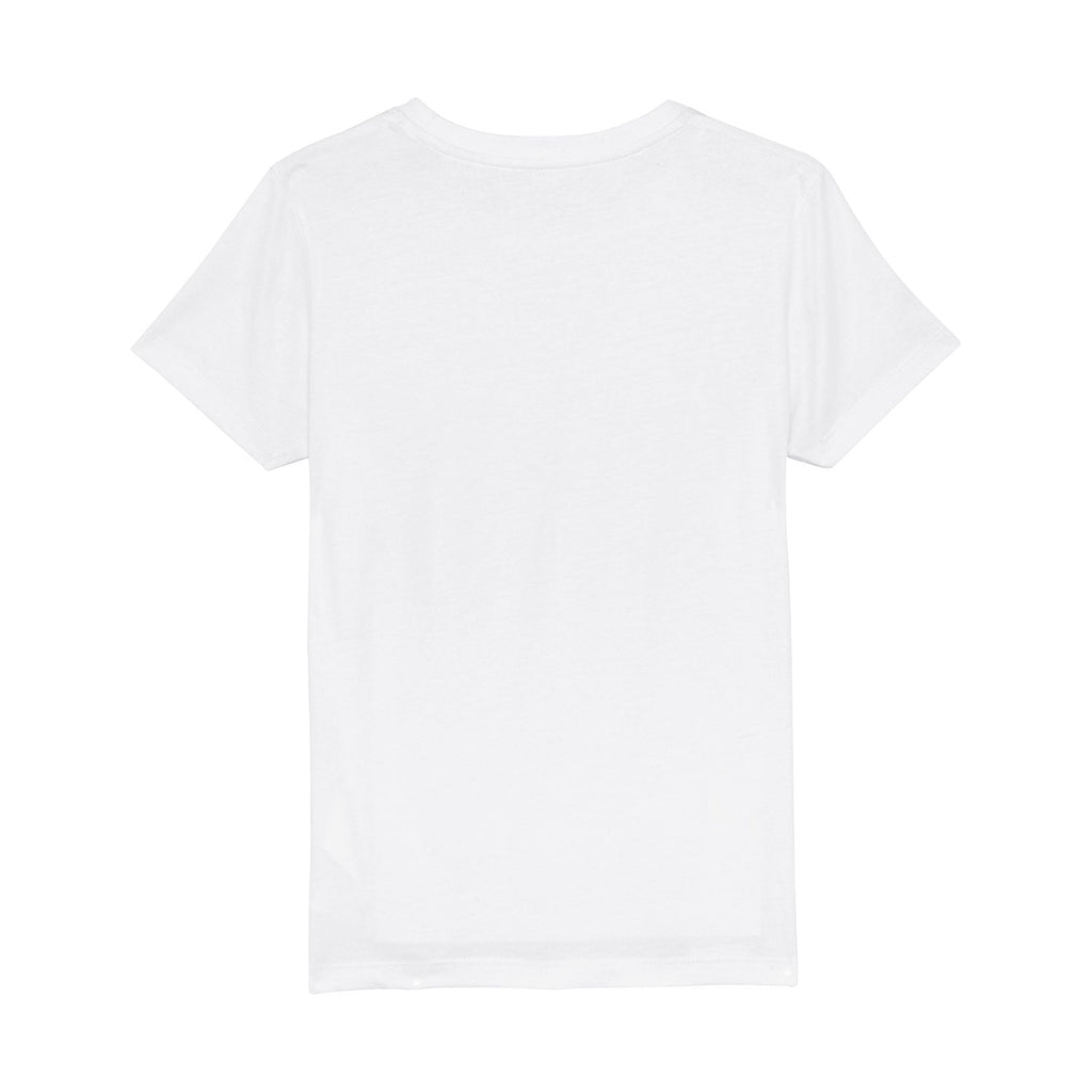 Bedrucktes T-Shirt für Kinder - Tschüss Kindergarten Regenbogen Lila