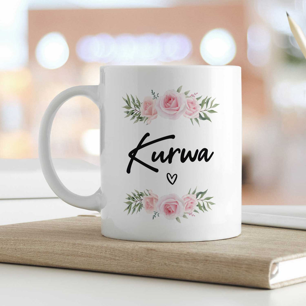 Bedruckte Tasse Kurwa