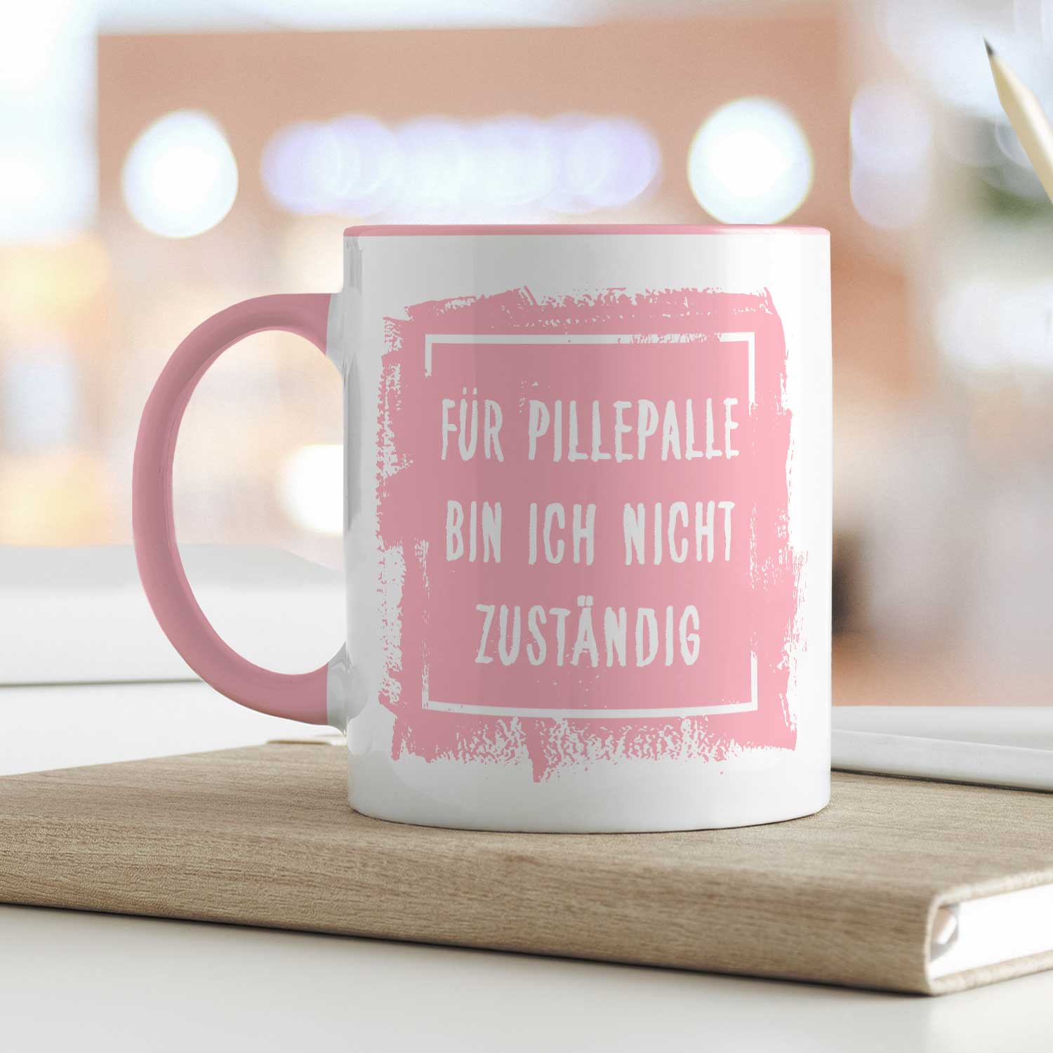 Bedruckte Tasse mit Spruch - "Für Pillepalle bin ich nicht zuständig"