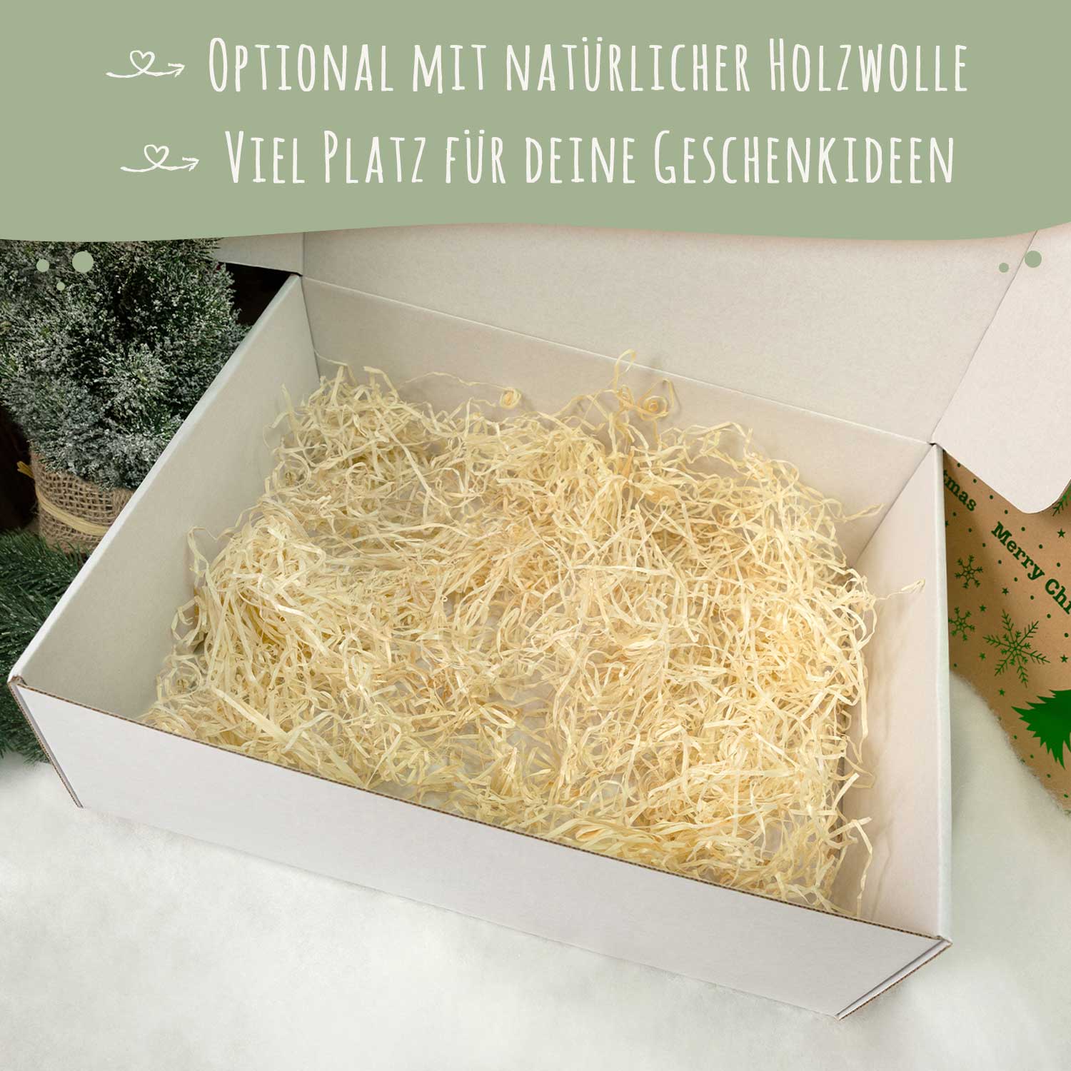 Personalisierte DIY Geschenkbox Fotomotiv Kreis mit Foto & Namen