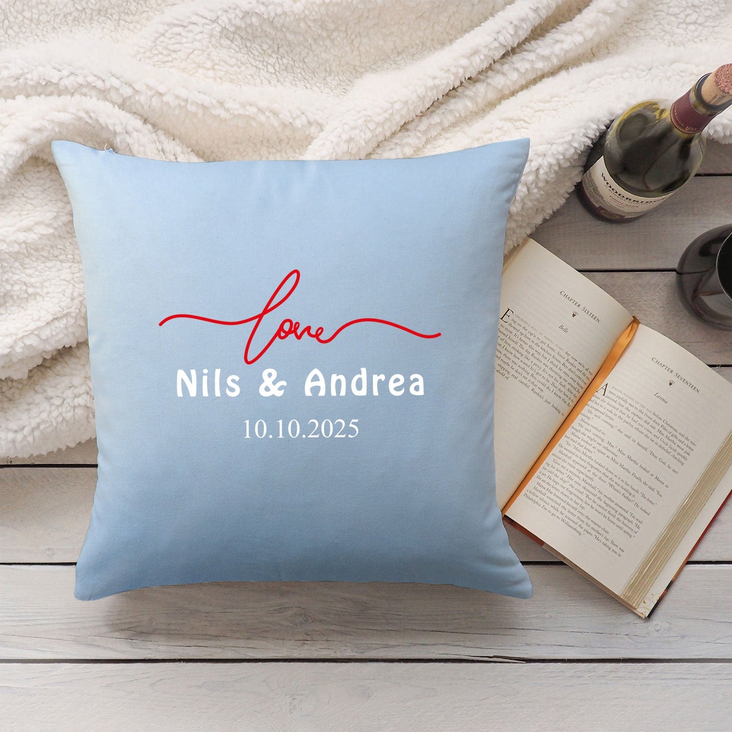 Personalisiertes Kissen mit Motiv - Simple Love