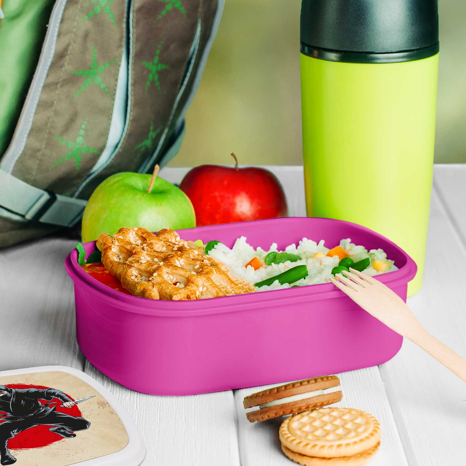 Bedruckte Lunchbox für Kinder - Ninja