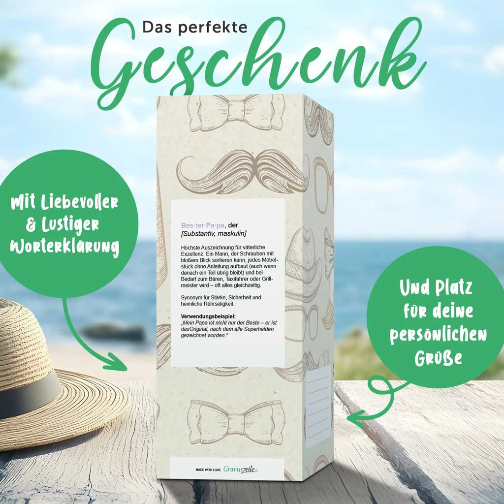 Leonardo Weizenglas mit Gravur "Bester Papa der Welt"