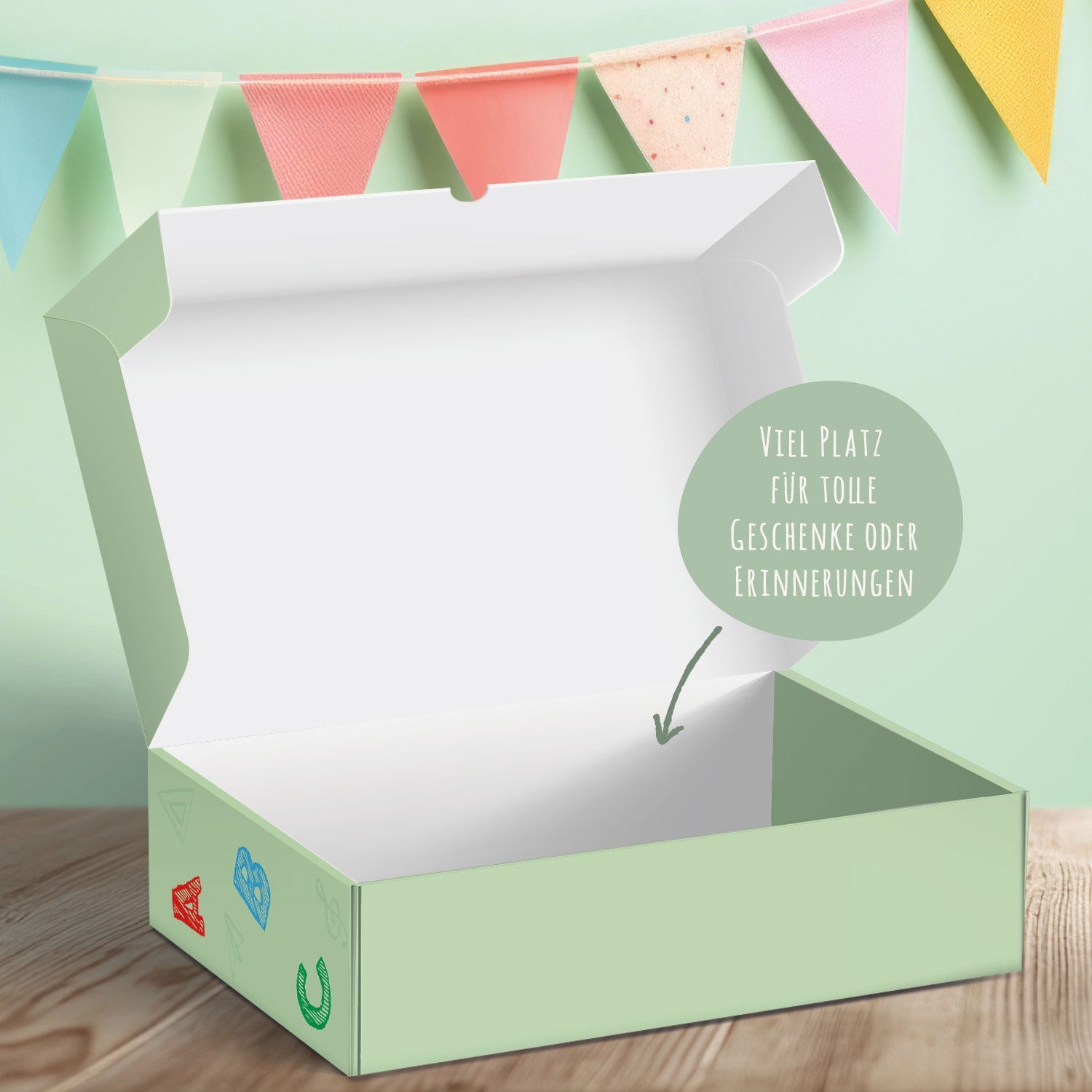 Personalisierte Geschenkbox - Schulkind Kreide - Einschulung