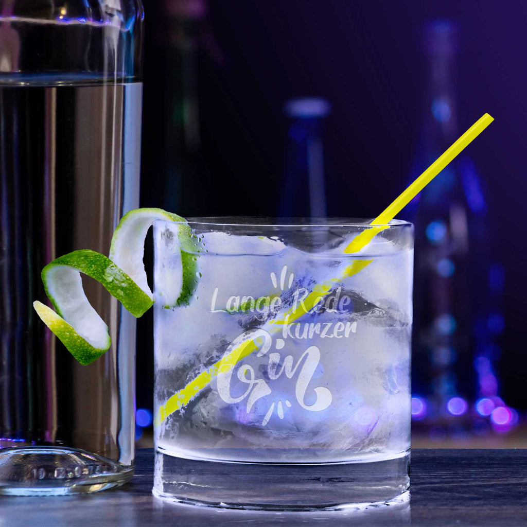 2er Set Montana GIN-Gläser "Lange Rede kurzer GIN" & "Ich bin GIN und Weg"