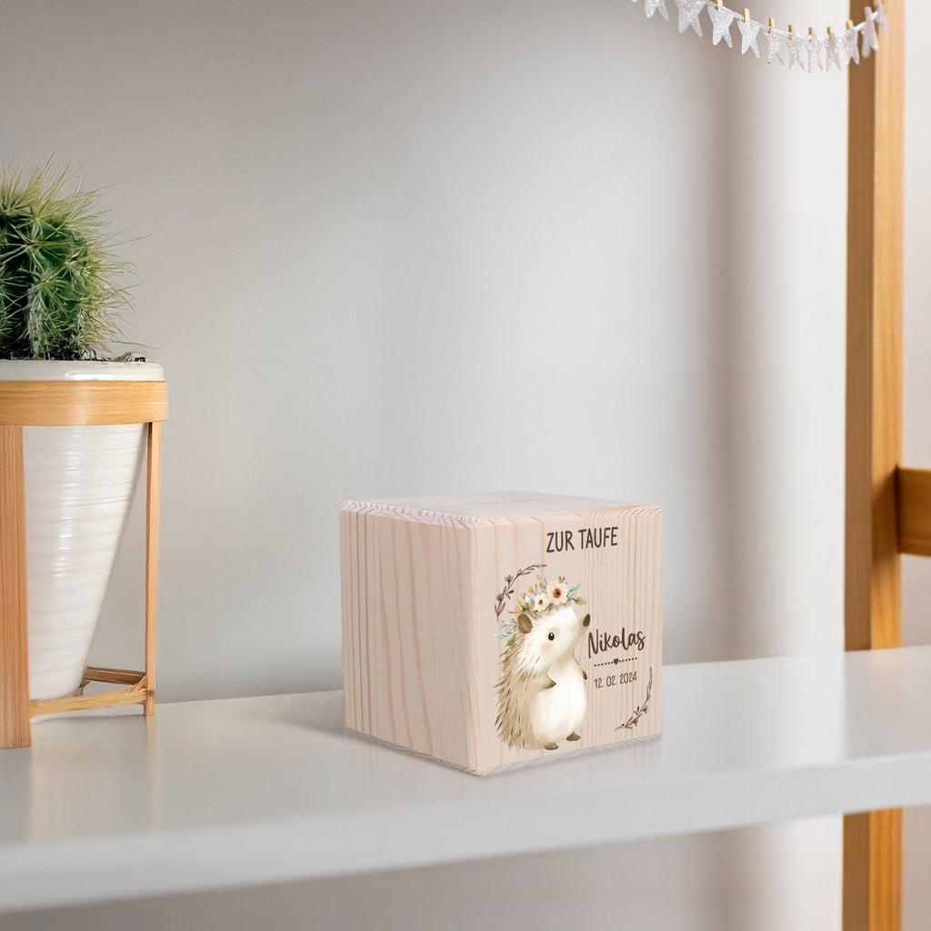 Spardose aus Holz - Tiere