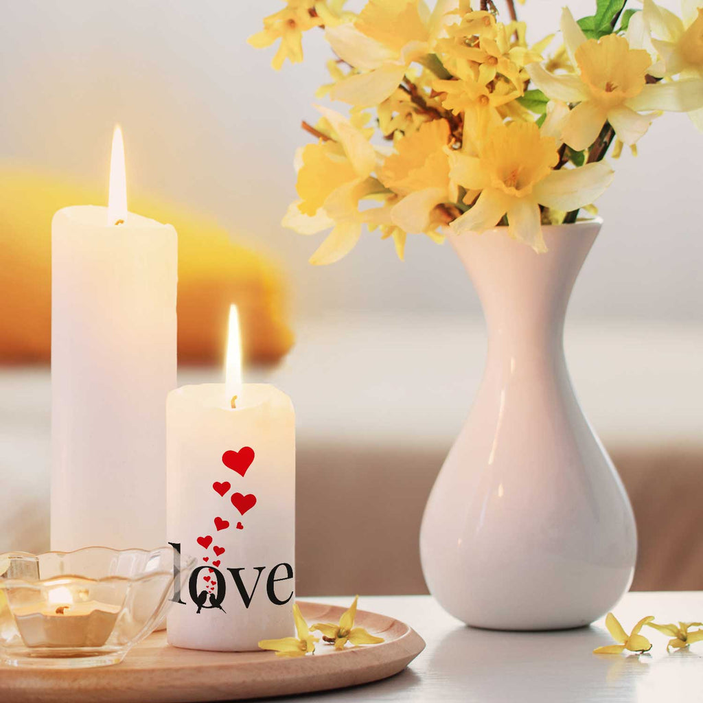 Kleine Kerze "Lovebirds" für Paare