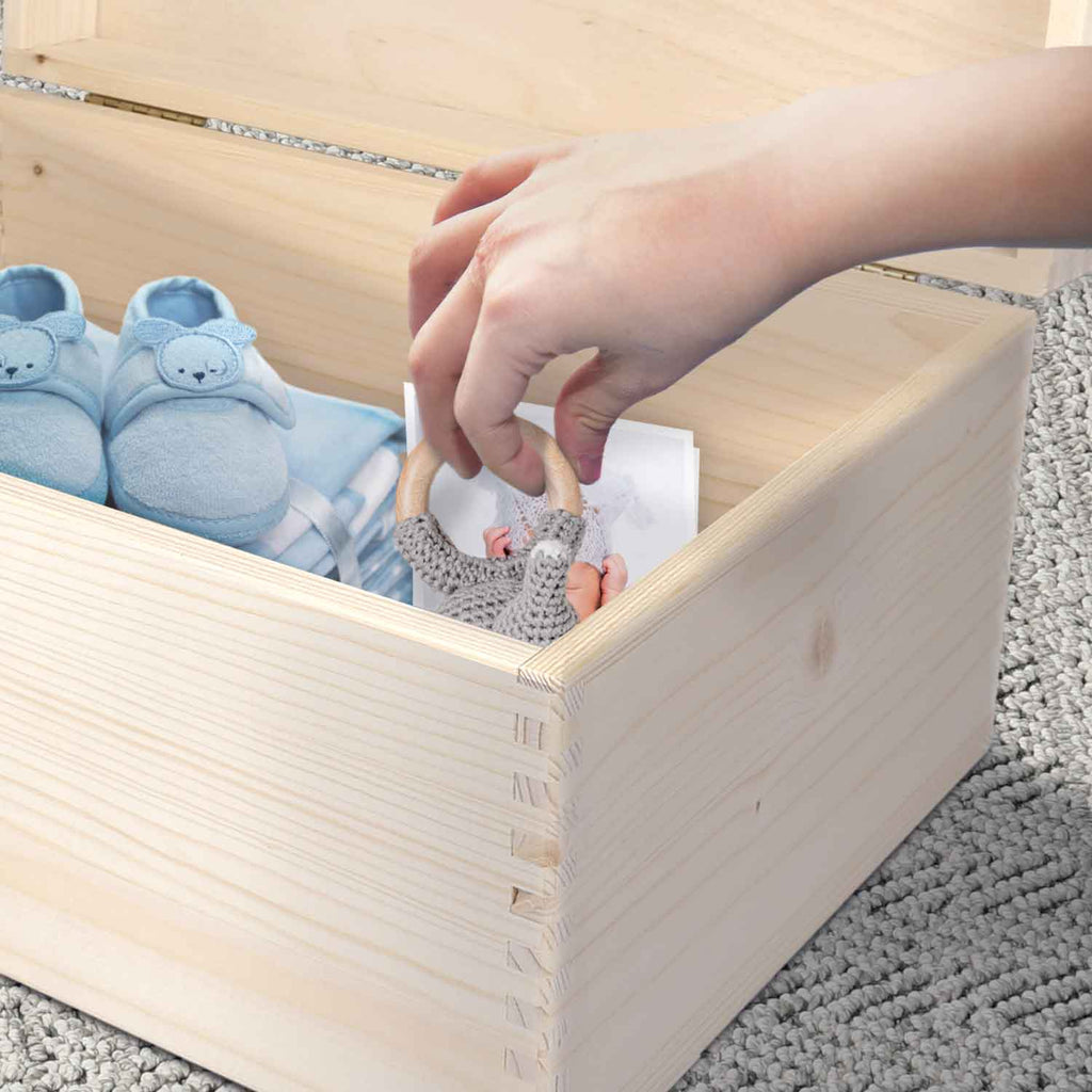 Erinnerungskiste für Kinder mit UV-Druck im Tiergruppe Safari Design