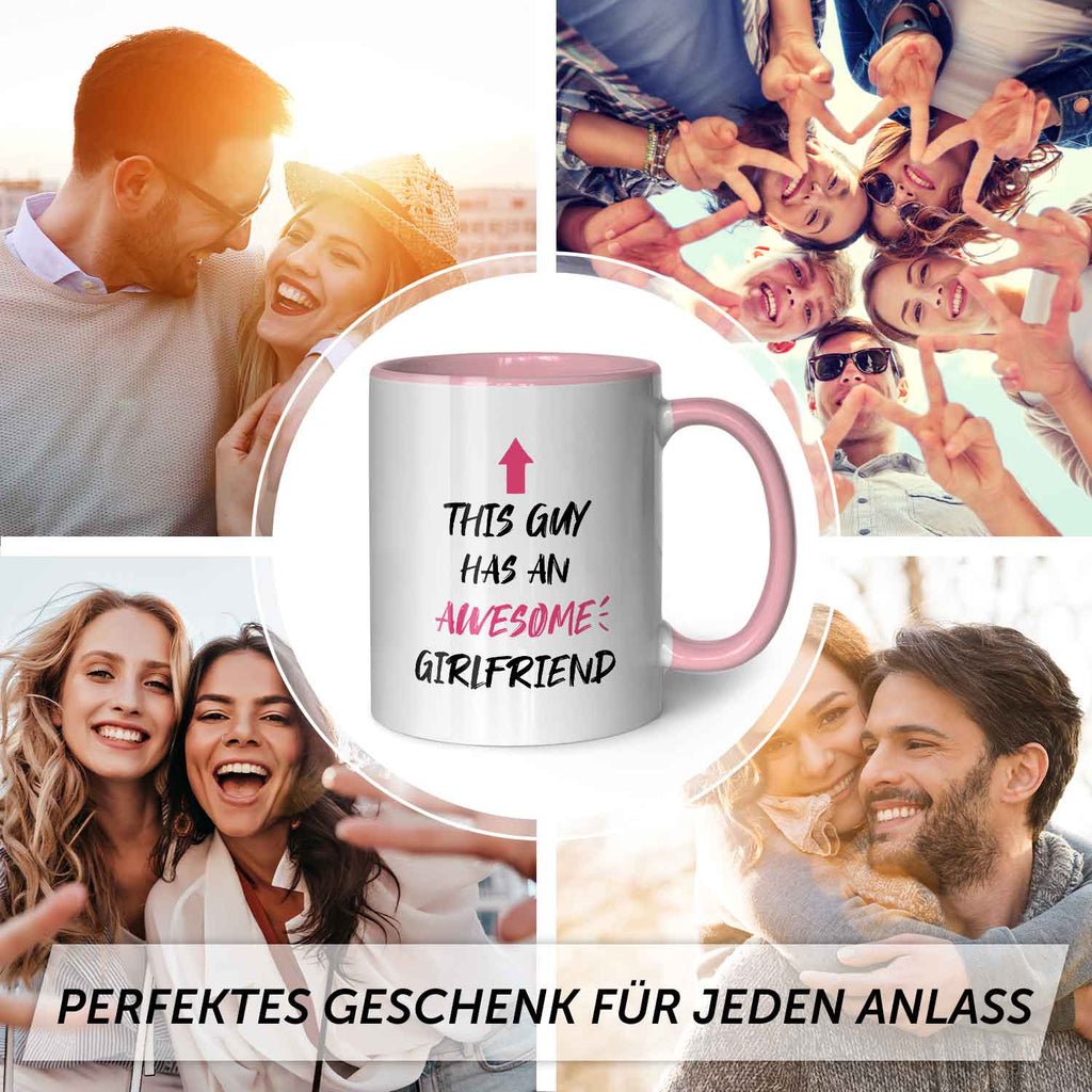 Bedruckte Tasse mit Spruch - Awesome Girlfriend