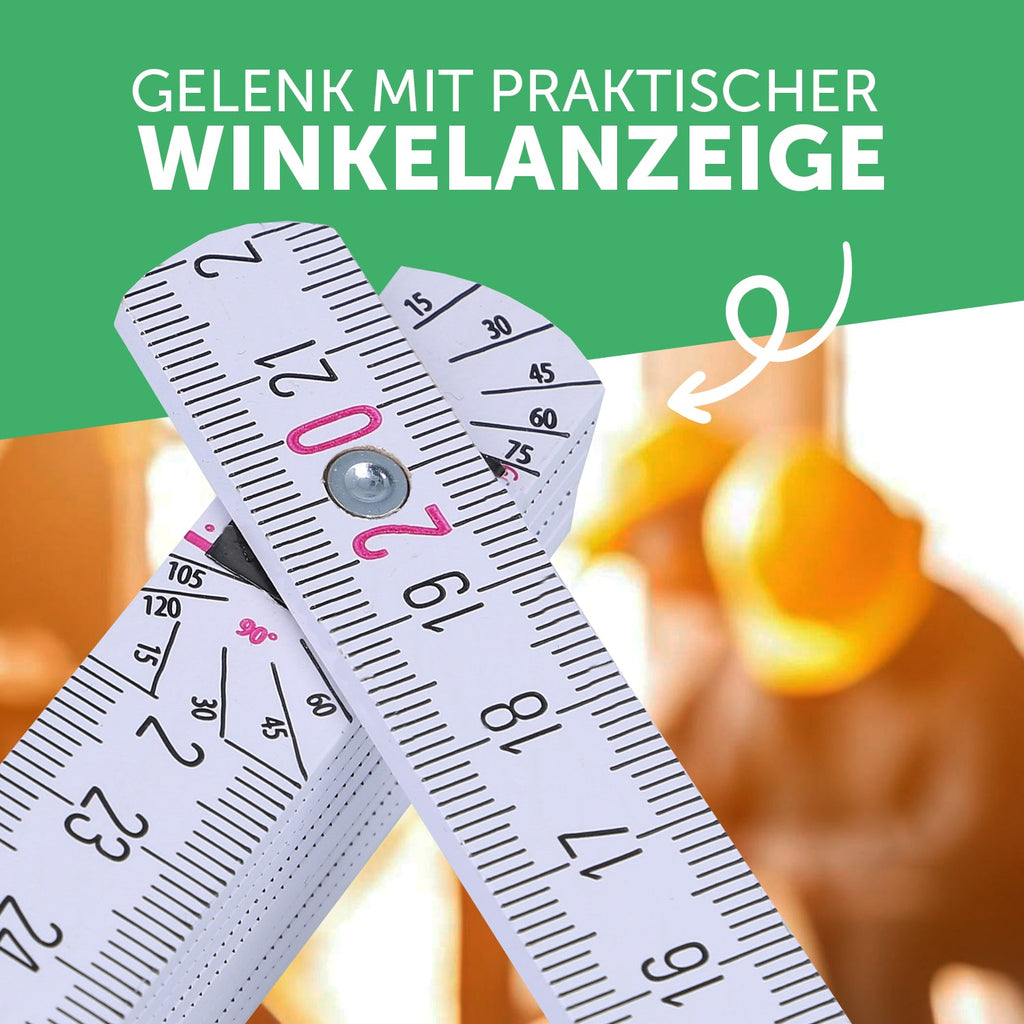 Zollstock 2 Meter - Bester Papa, Opa oder Onkel der Welt