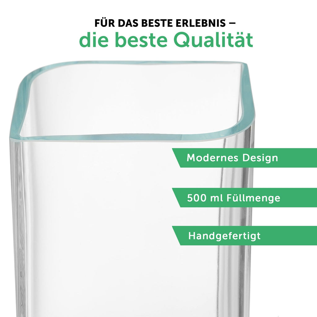 Blumenvase mit UV-Druck - Mama lieb haben - Personalisiert mit Namen - Deko Vase als Geschenk
