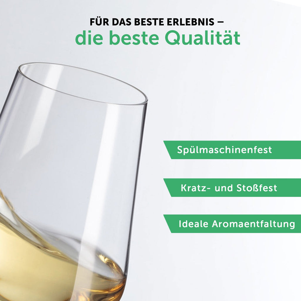 Leonardo Weinglas mit Gravur "Ich hasse Menschen"