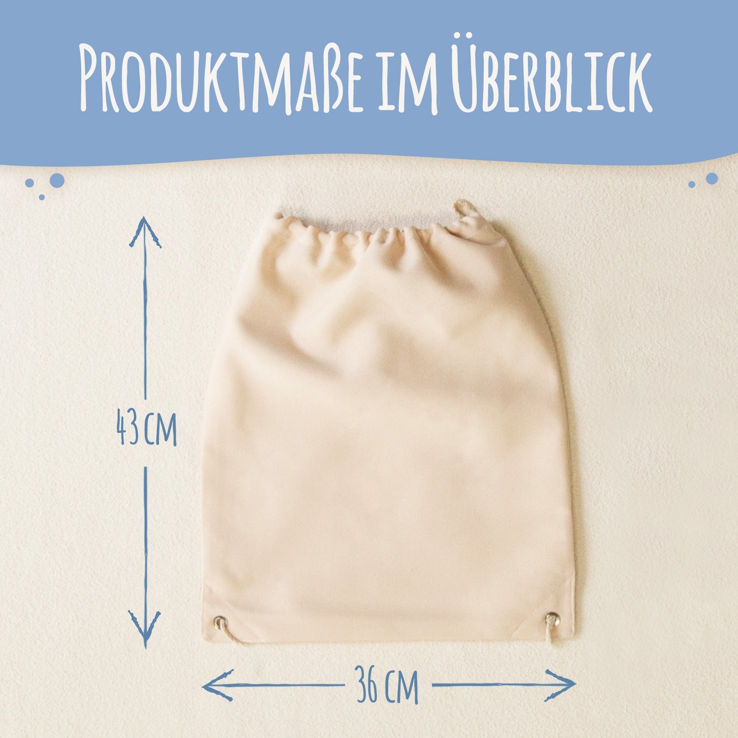 Turnbeutel mit Kindermotiv  - Prinzessin & Einhorn - für Kinder