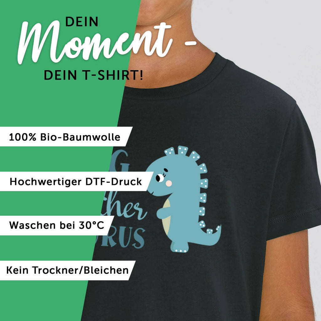 Bedrucktes T-Shirt für Kinder - Big Sister Saurus
