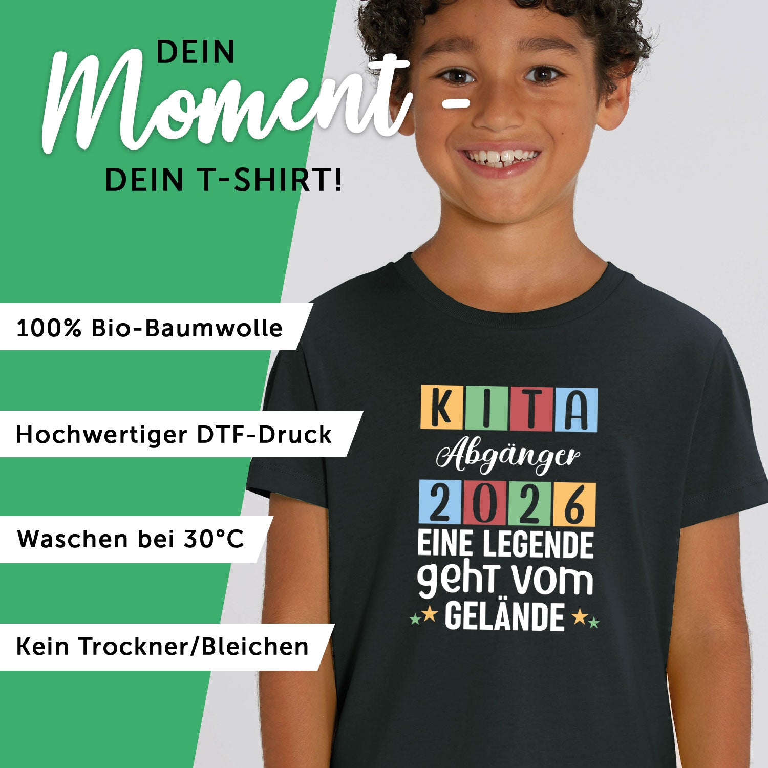 Bedrucktes T-Shirt für Kinder - KITA Abgänger