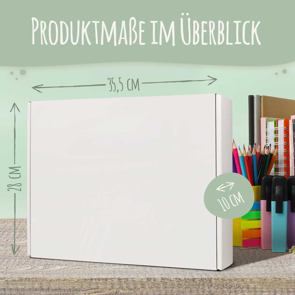 Personalisierte Geschenkbox - Hurra ich bin ein Schulkind - Einschulung