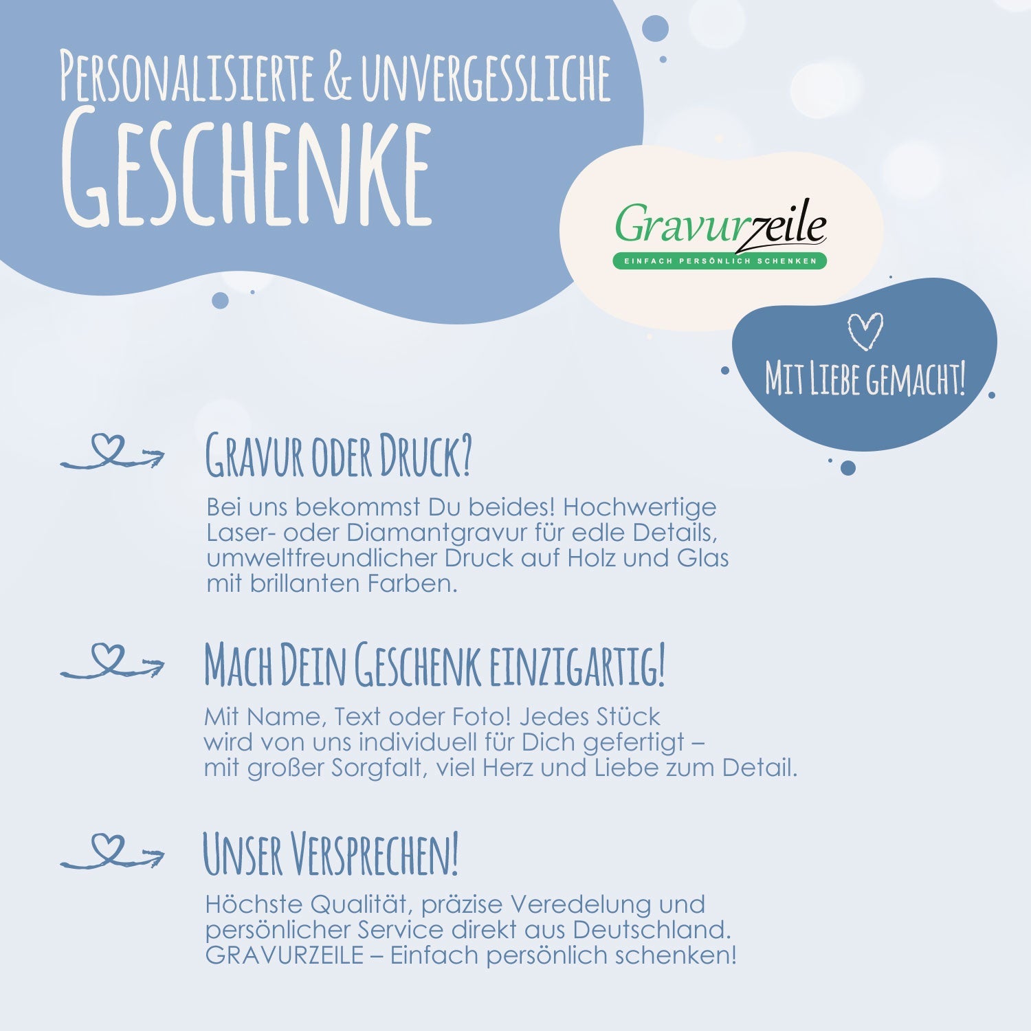 Bedrucktes Schieferherz - Tierfoto - Personalisiertes Geschenk