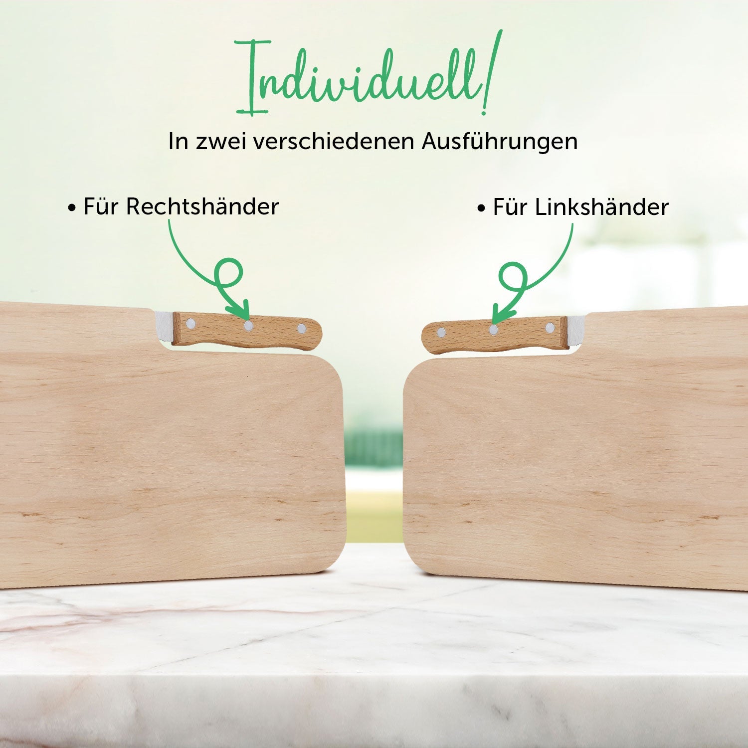 Frühstücksbrettchen mit Gravur - Inklusive Messer - Bester Papa Logo mit Name