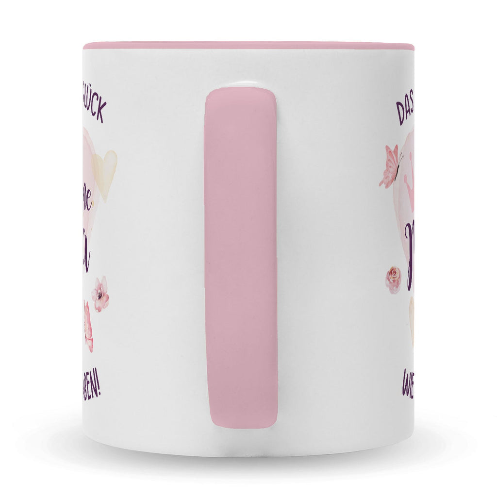 Bedruckte Tasse mit Spruch Das höchste Glück