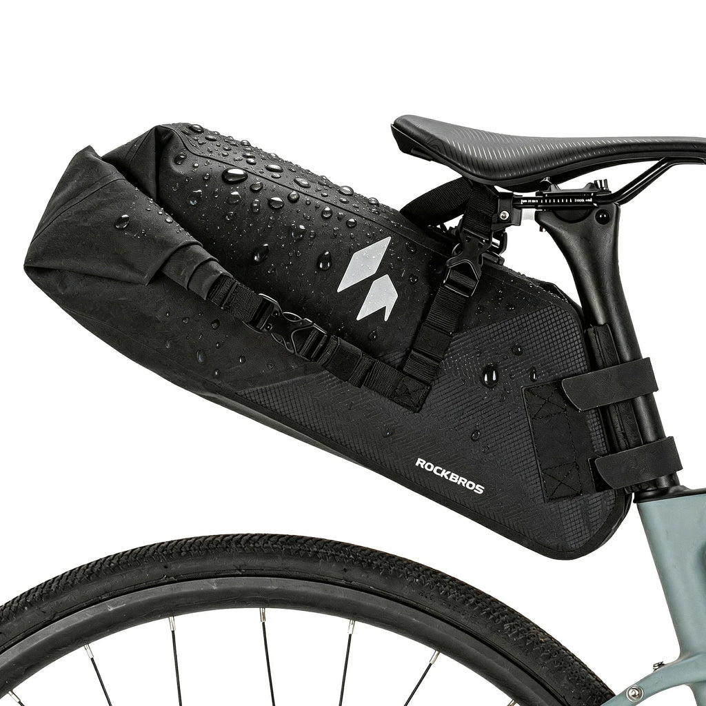 100% Wasserdichtes Fahrrad Satteltasche 13L AS-157 RideMate