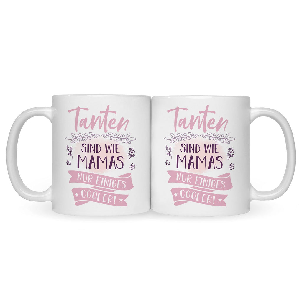 Bedruckte Tasse mit Spruch Tanten sind wie Mamas