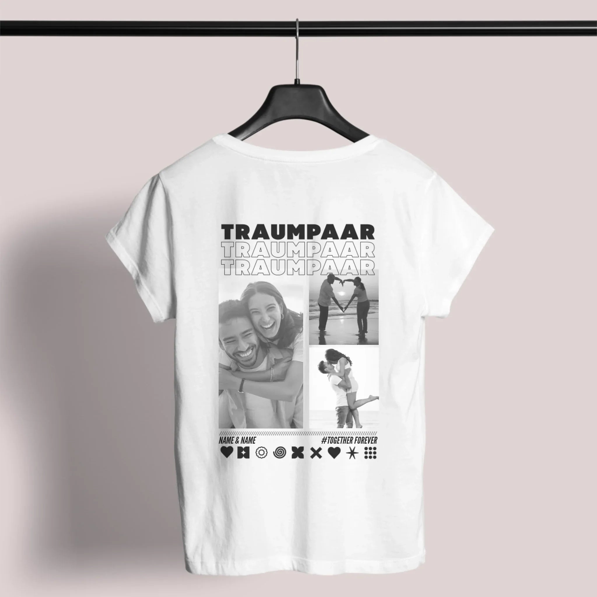 MY LOVE T-Shirt mit Euren Fotos personalisiert
