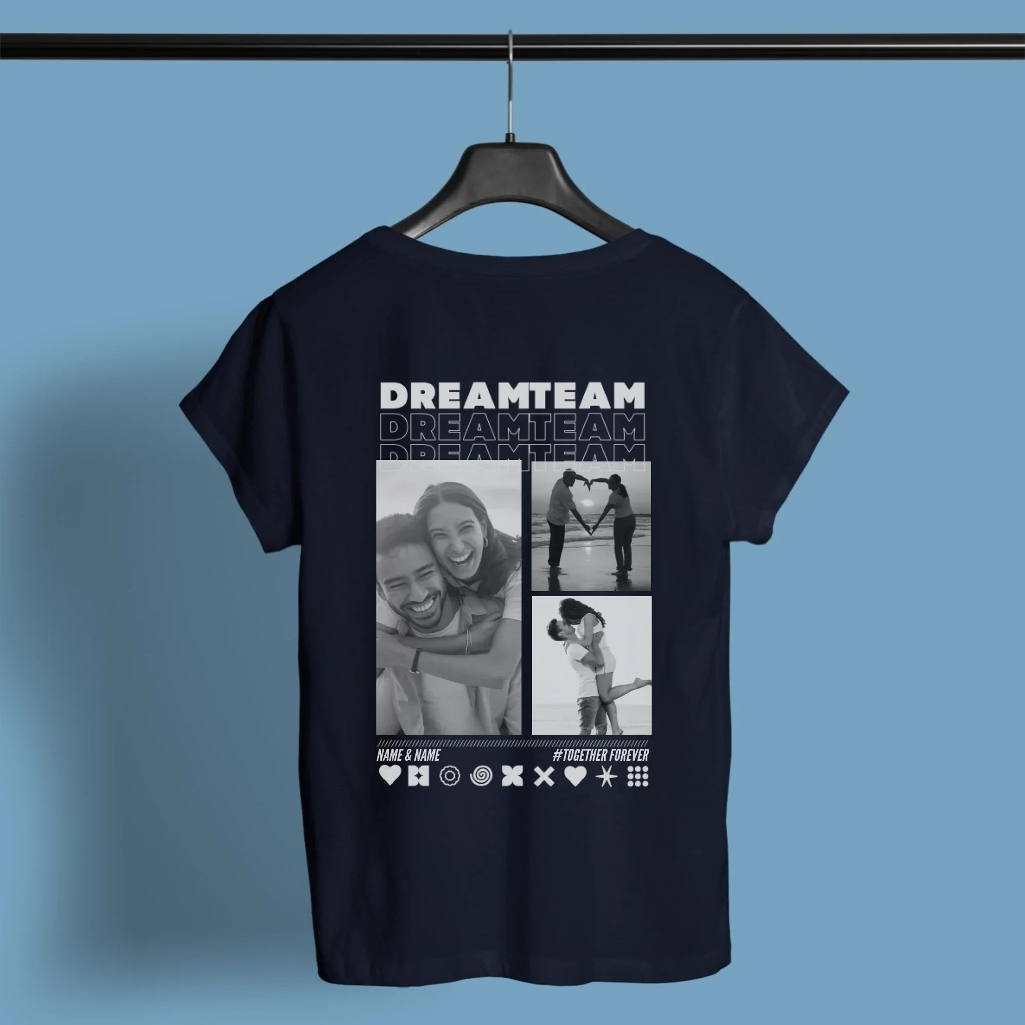 MY LOVE T-Shirt mit Euren Fotos personalisiert