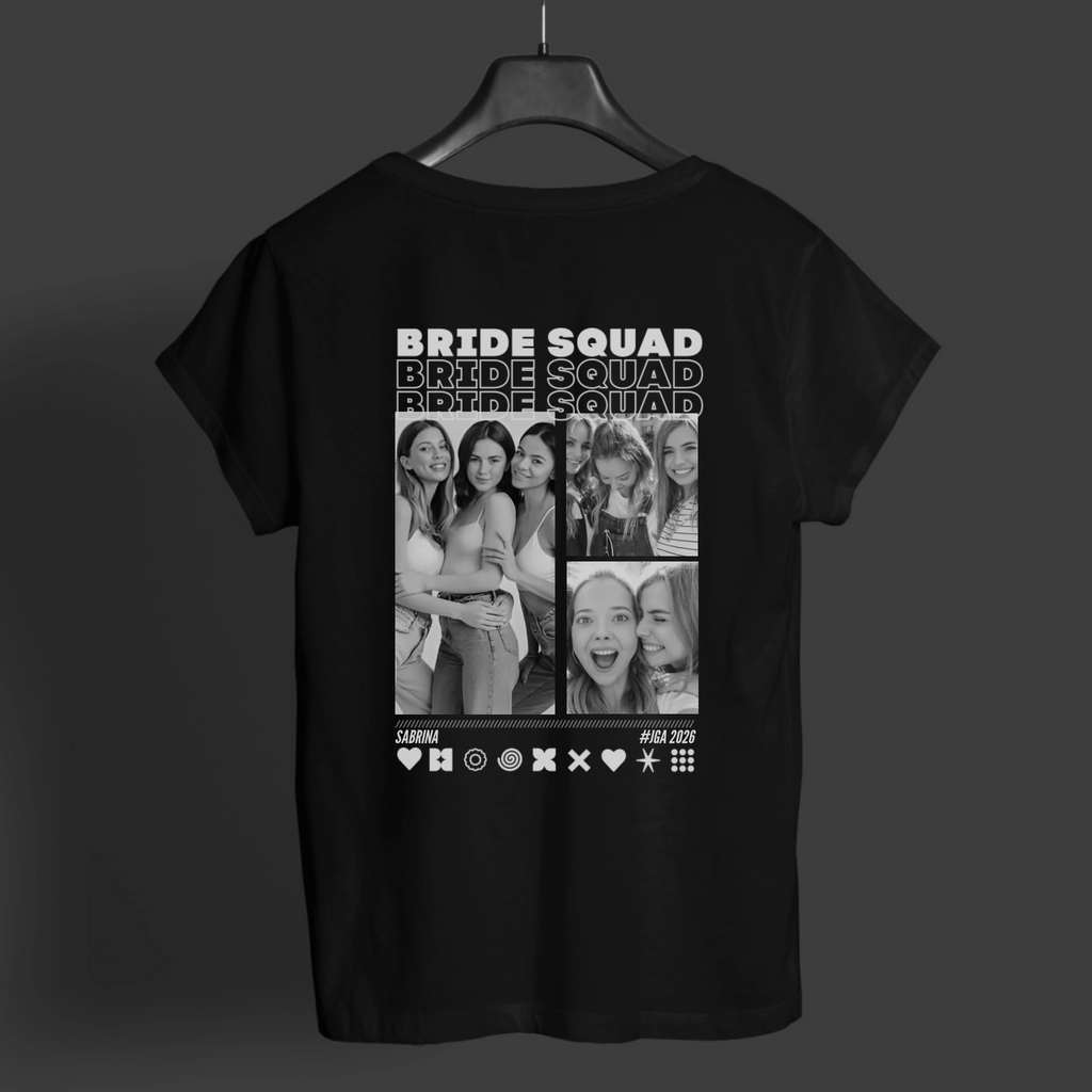 BRIDE T-Shirt mit Deinen FOTOS