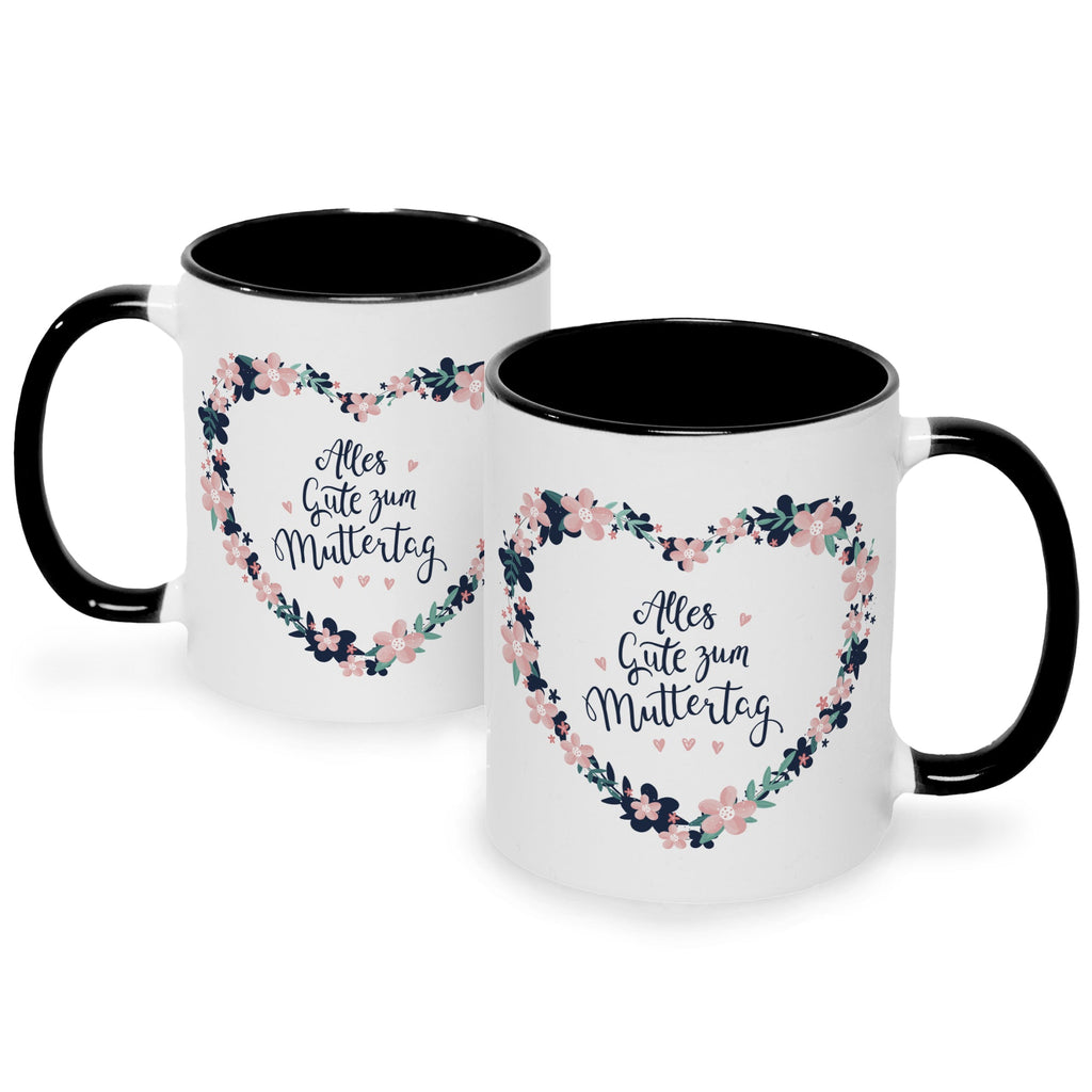 Bedruckte Tasse mit Spruch Alles gute zum Muttertag