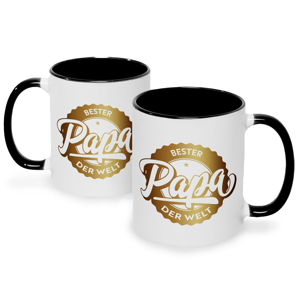 Bedruckte Tasse mit Spruch Bester Papa der Welt